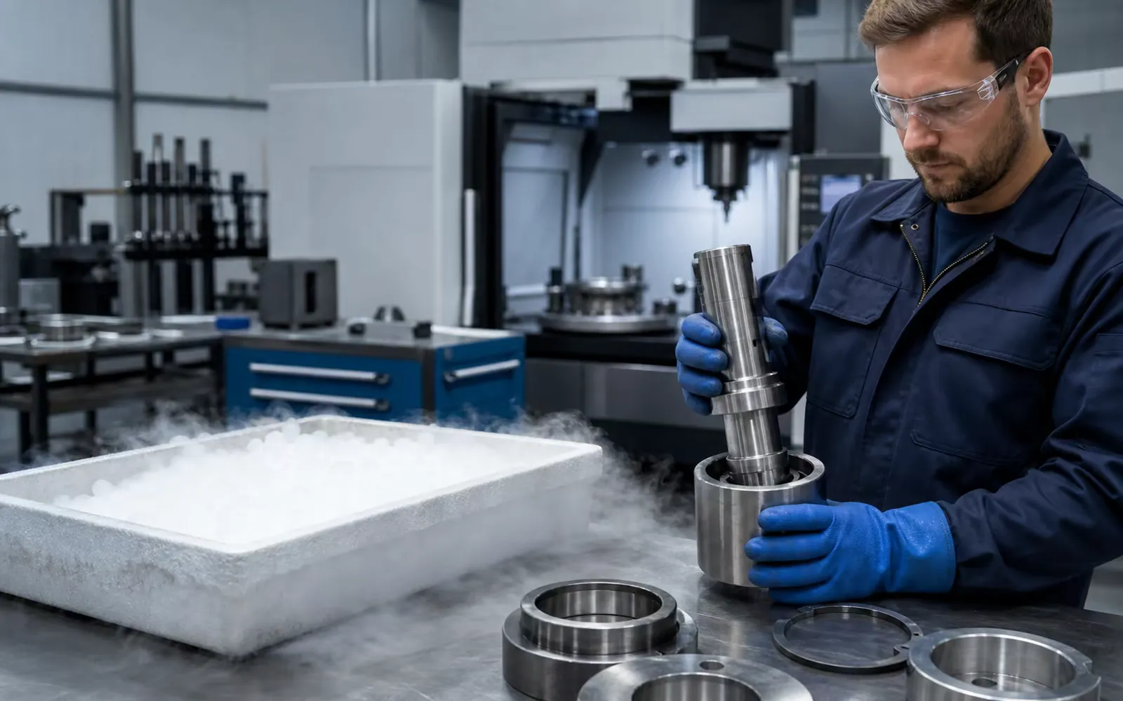 Dry ice application scene: Metal Processing & Cooling