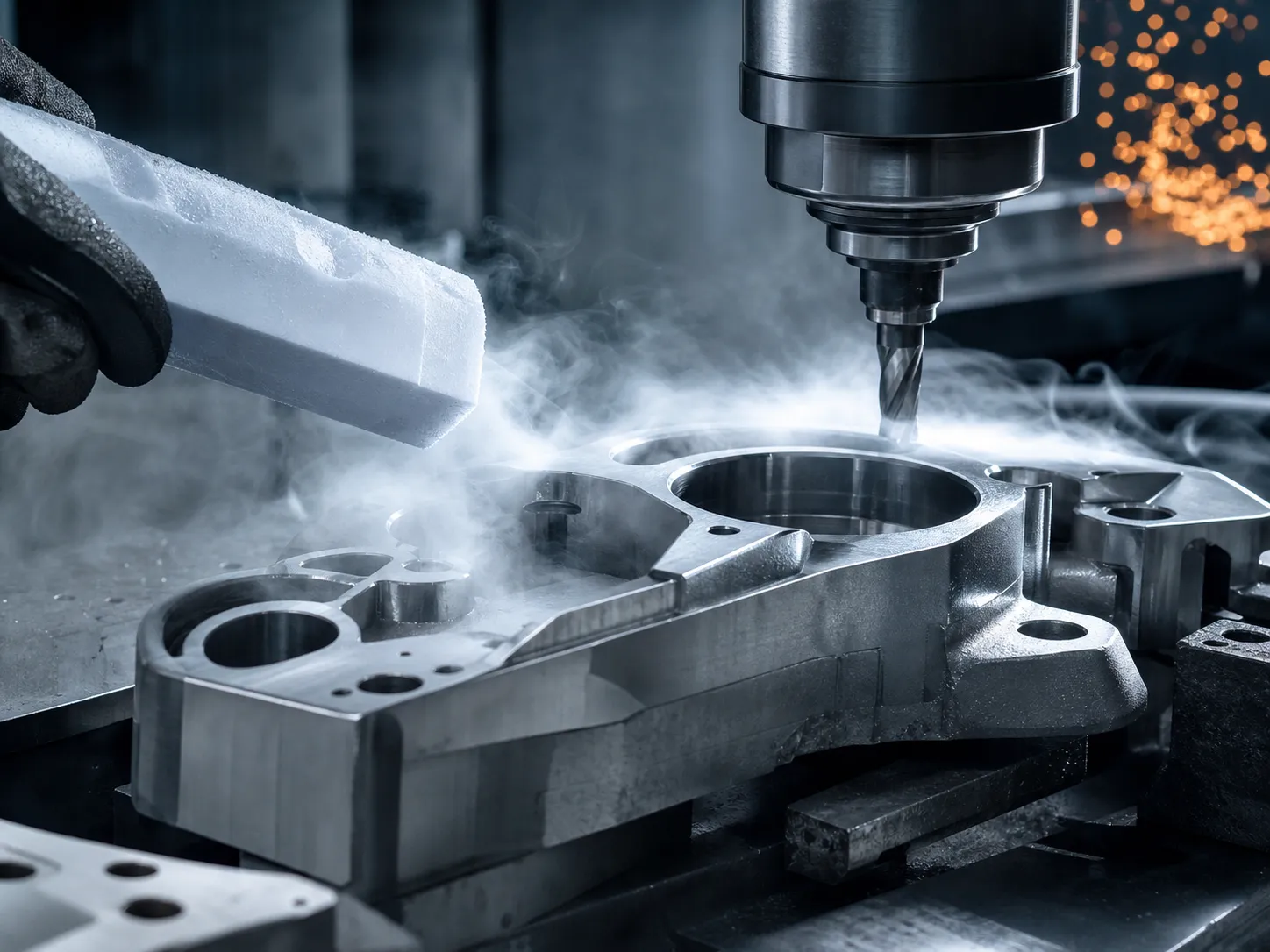 General dry ice application reference: Metal Processing & Cooling